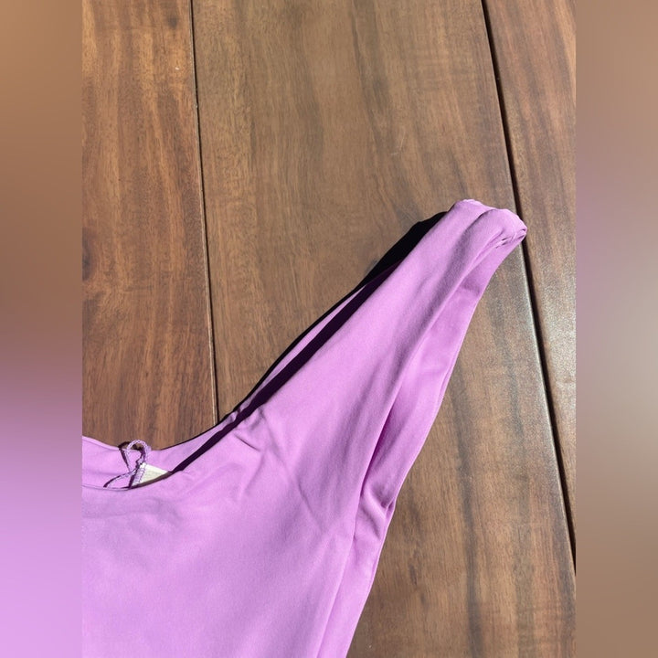 L Space Cabana High Leg Cheeky Bikini Bottom Size M