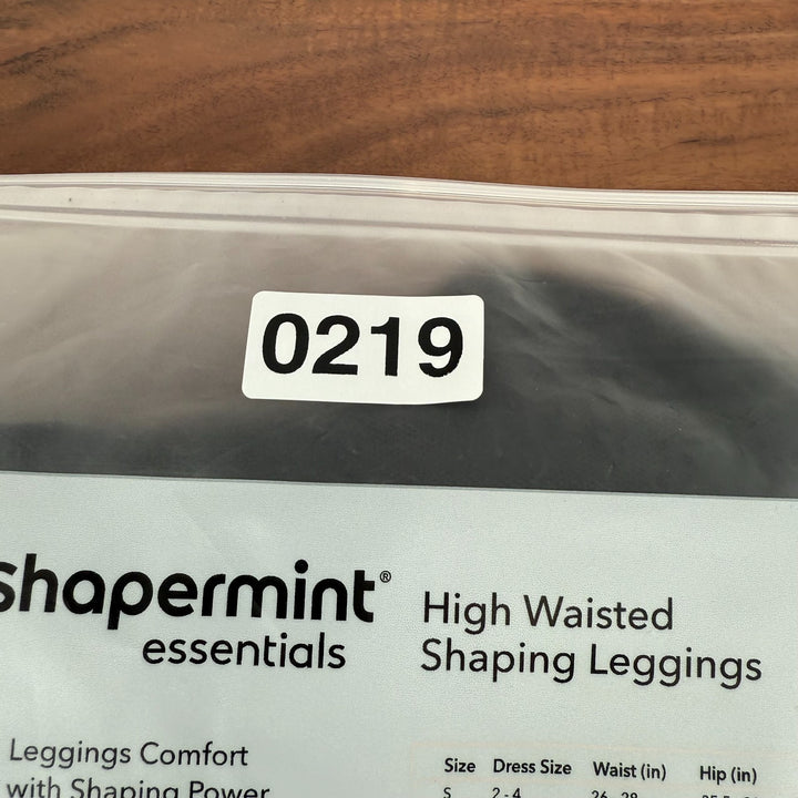 Shapermint Essentials High Waisted Shaping Ankle Leggings Women 3XL Black Opaque