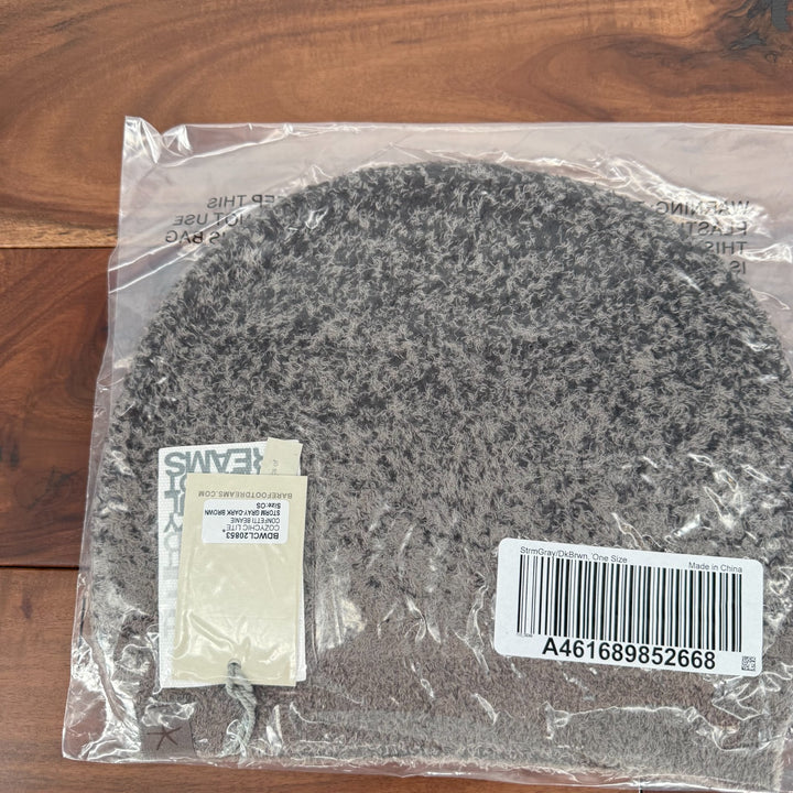 Barefoot Dreams CozyChic Lite Confetti Beanie Hat Women OS Storm Gray Dark Brown