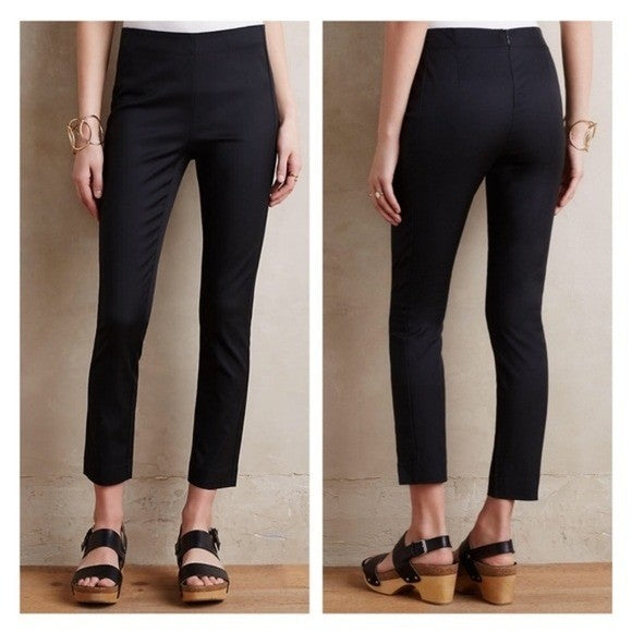 Anthropologie The Essential Collection Black Career Dress Pants Size 4