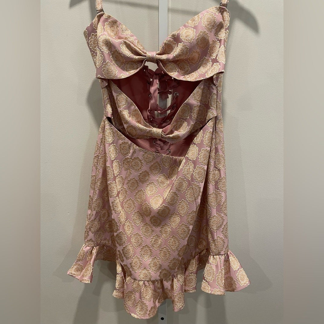 LPA Double Knot Mini Dress Size L