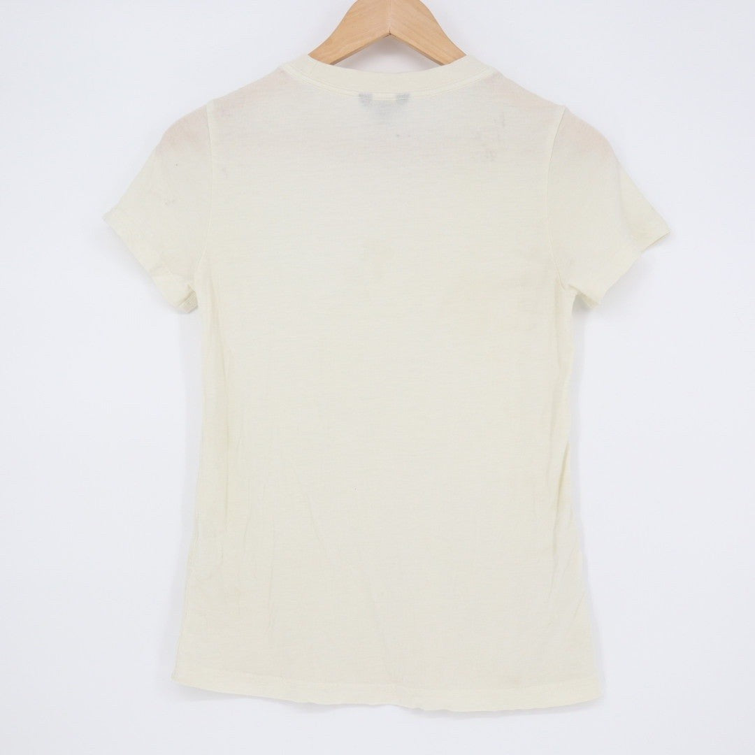 Allbirds Womens Cream Crew Neck T Shirt Basic Tee XS Made in Peru