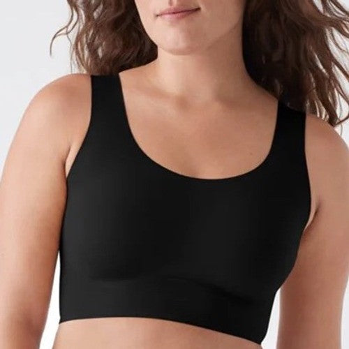 True & Co. True Body Lift Scoop Neck Bralette Black Size Medium