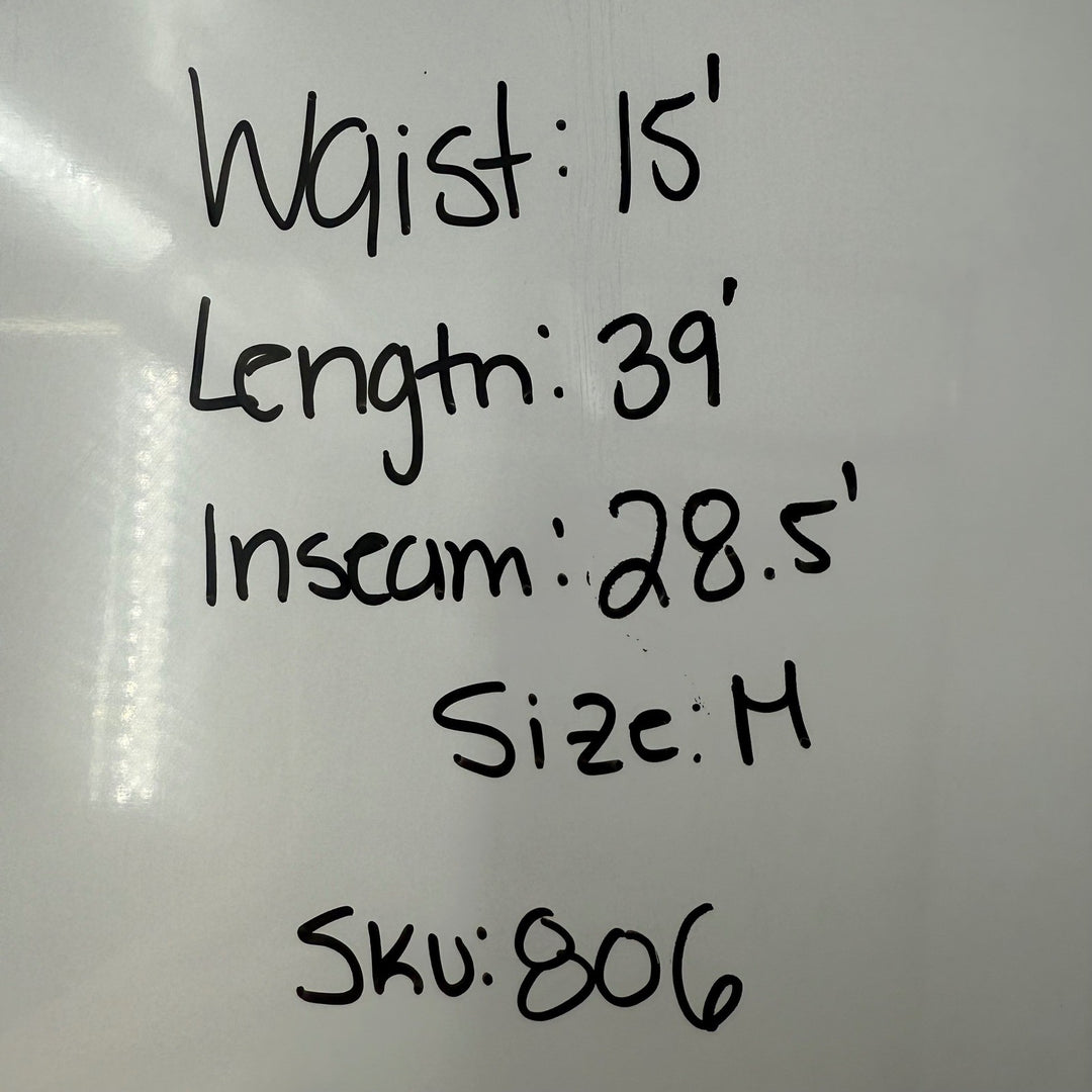 Michael Kors Ponte Knit Navy Blue Pull On Gold Pocket Detail Pants