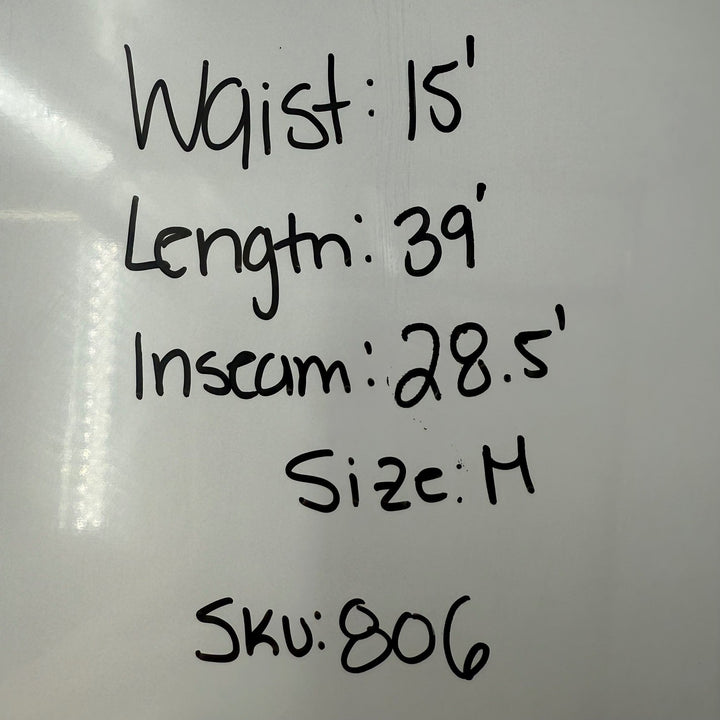 Michael Kors Ponte Knit Navy Blue Pull On Gold Pocket Detail Pants