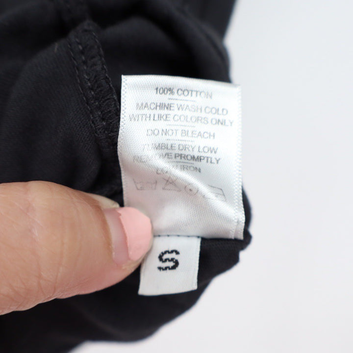 American Giant Classic V Neck T Shirt Black Made in USA Size Small