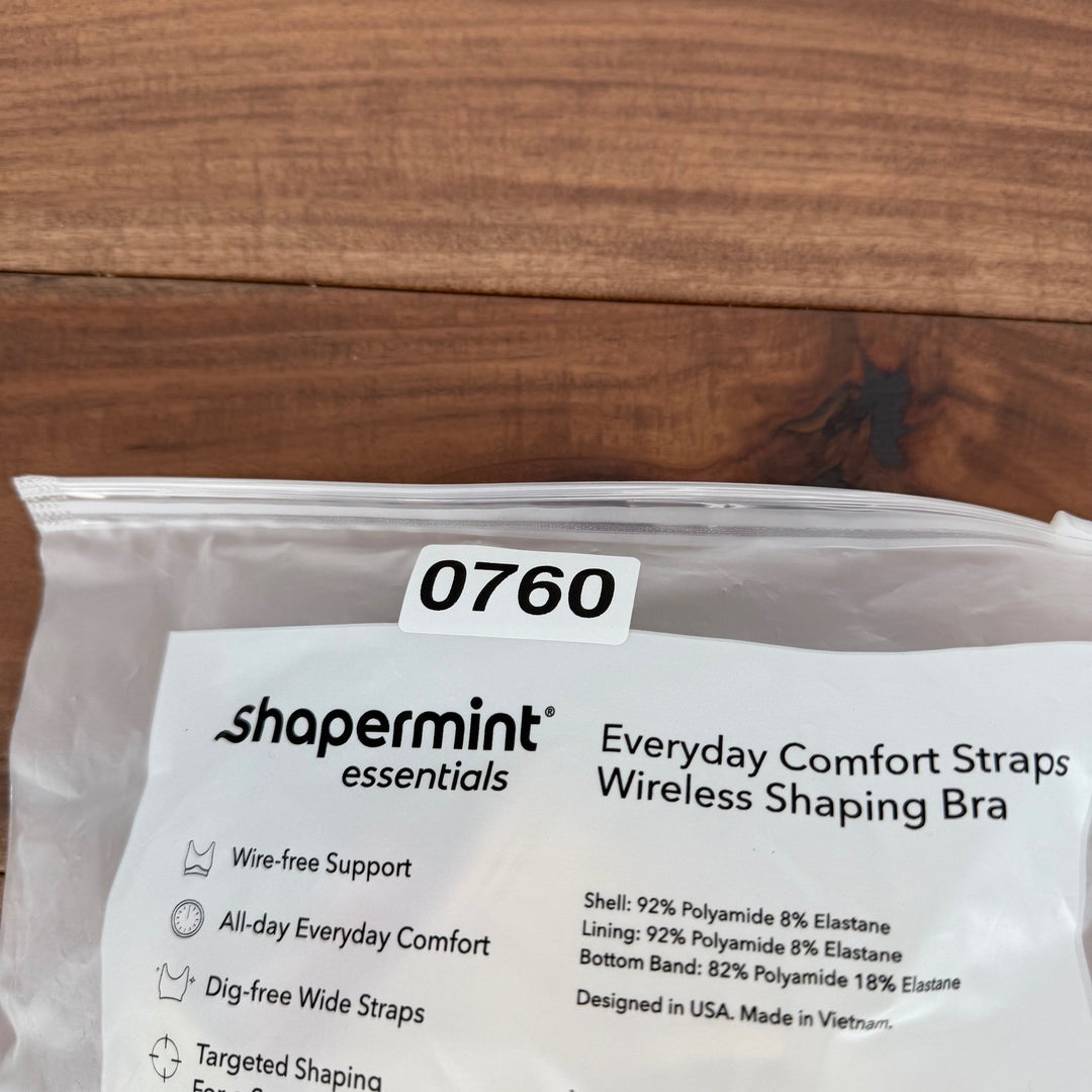 Shapermint Essentials Everyday Comfort Straps Wireless Shaping Bra