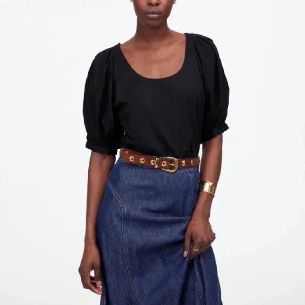 Madewell Relaxed Scoop Neck Short Sleeve Top Size XS