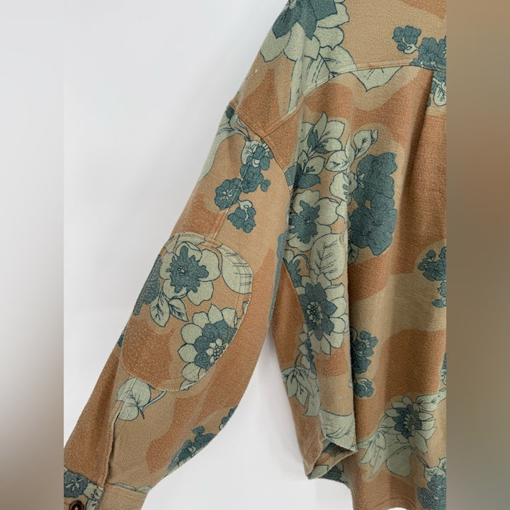 Free People Oversized Ruby Shirt Jacket Size M
