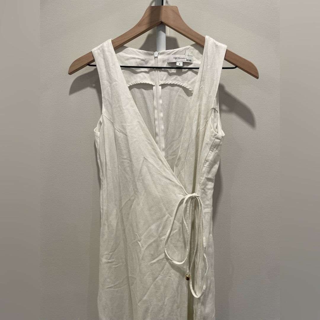 Rosetta Getty x RTR White Apron Jumpsuit Size 0