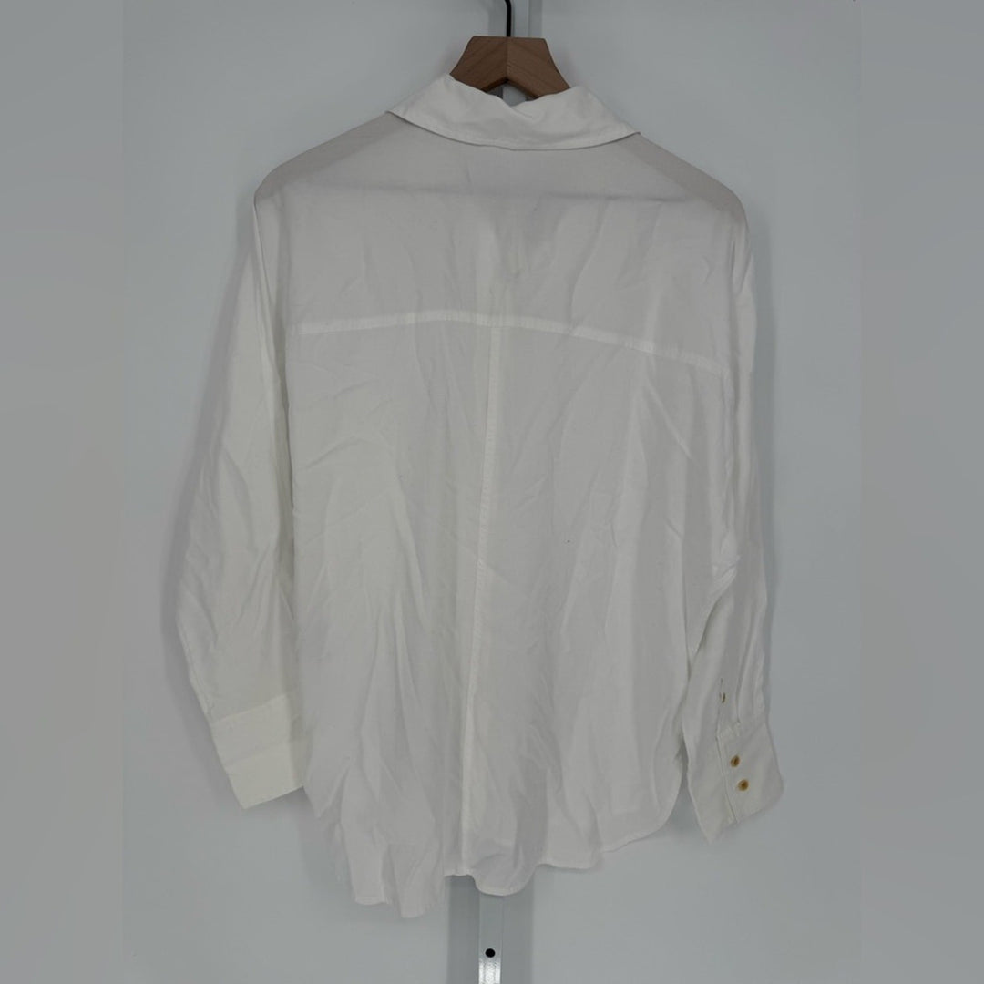Madewell Relaxed Dolman Button-Up Shirt Size M