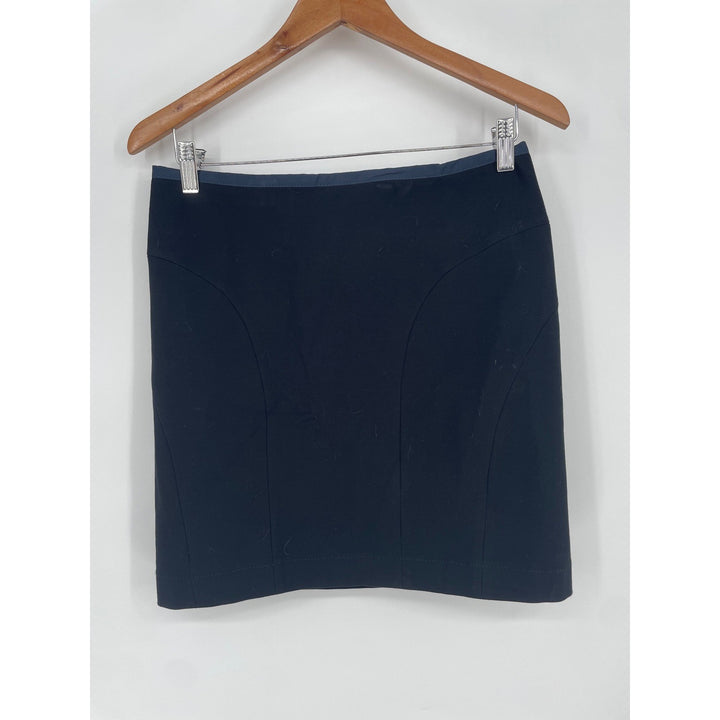Theory Livia Cupid Black Pencil Skirt Size 6