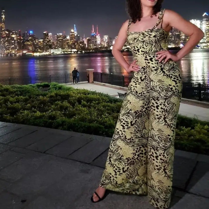 Fame and Parner Suraya Safari Citrus Jumpsuit Size 10