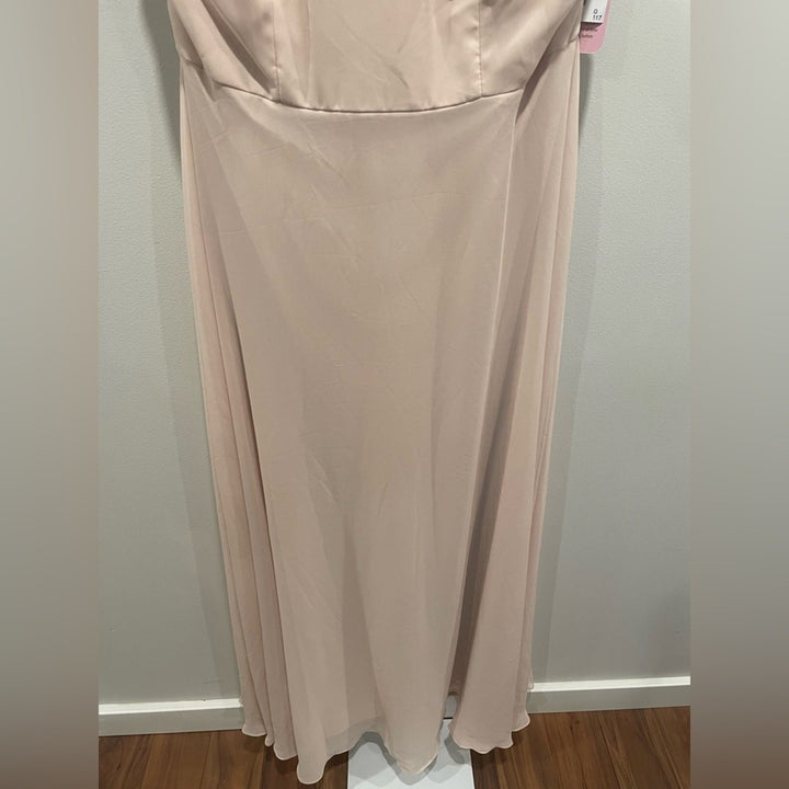 After Six High Neck Halter Backless Maxi Dress Size 16