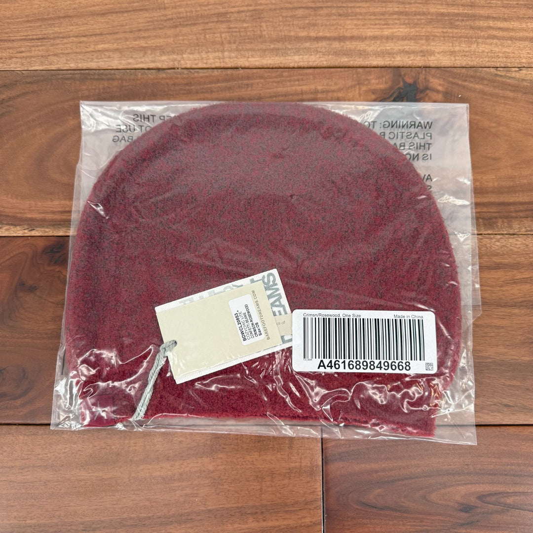 Barefoot Dreams CozyChic Lite Confetti Beanie Hat Women One Size Red Winter Cap