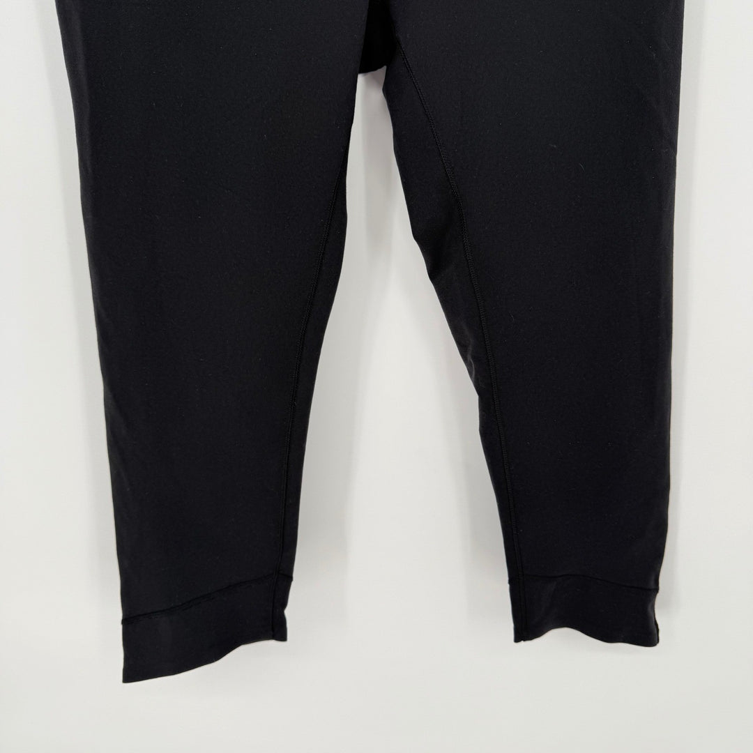 CALLA Black Crossover Waist Capri Leggings Size M Athleisure Workout Fitness