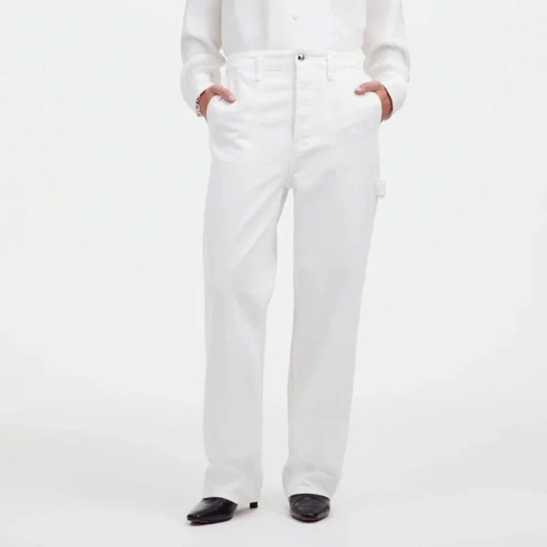 Madewell Alexa Chung for Madewell Workwear Jeans in True White Size 27