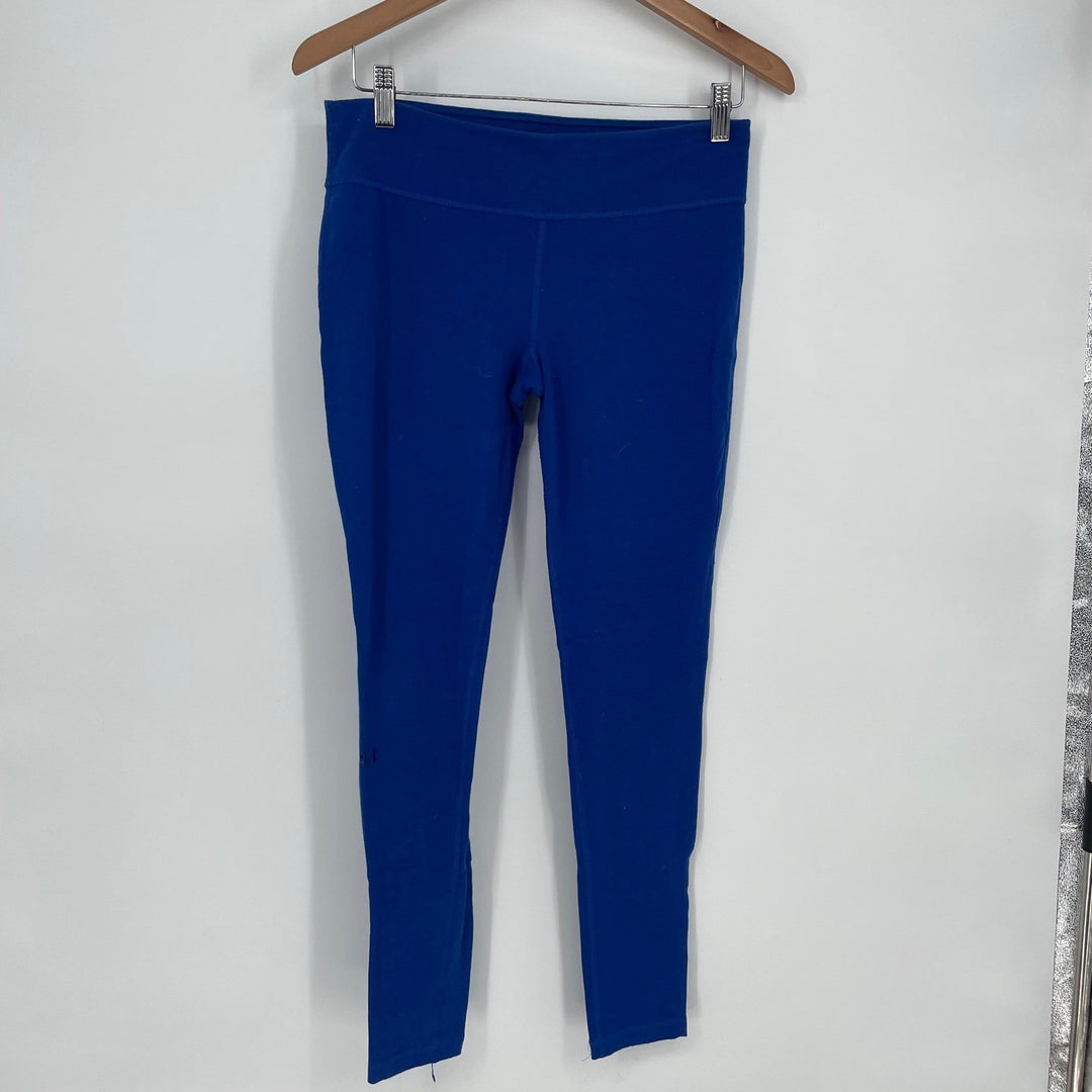 Under Armour Charged Blue Fitted Athletic Leggings Women's Medium M