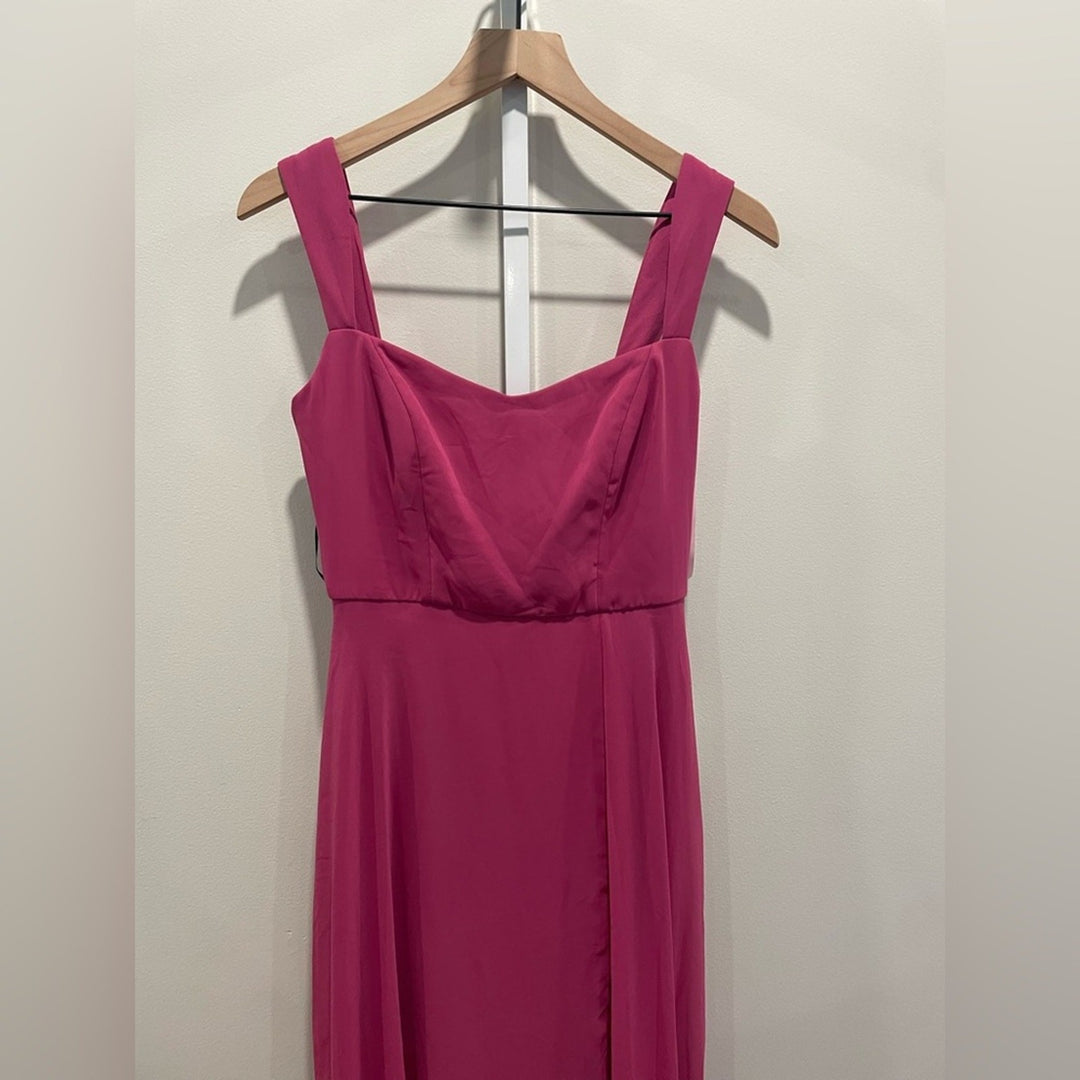 After Six Contoured Wide Strap Sweetheart Maxi Dress Size 4