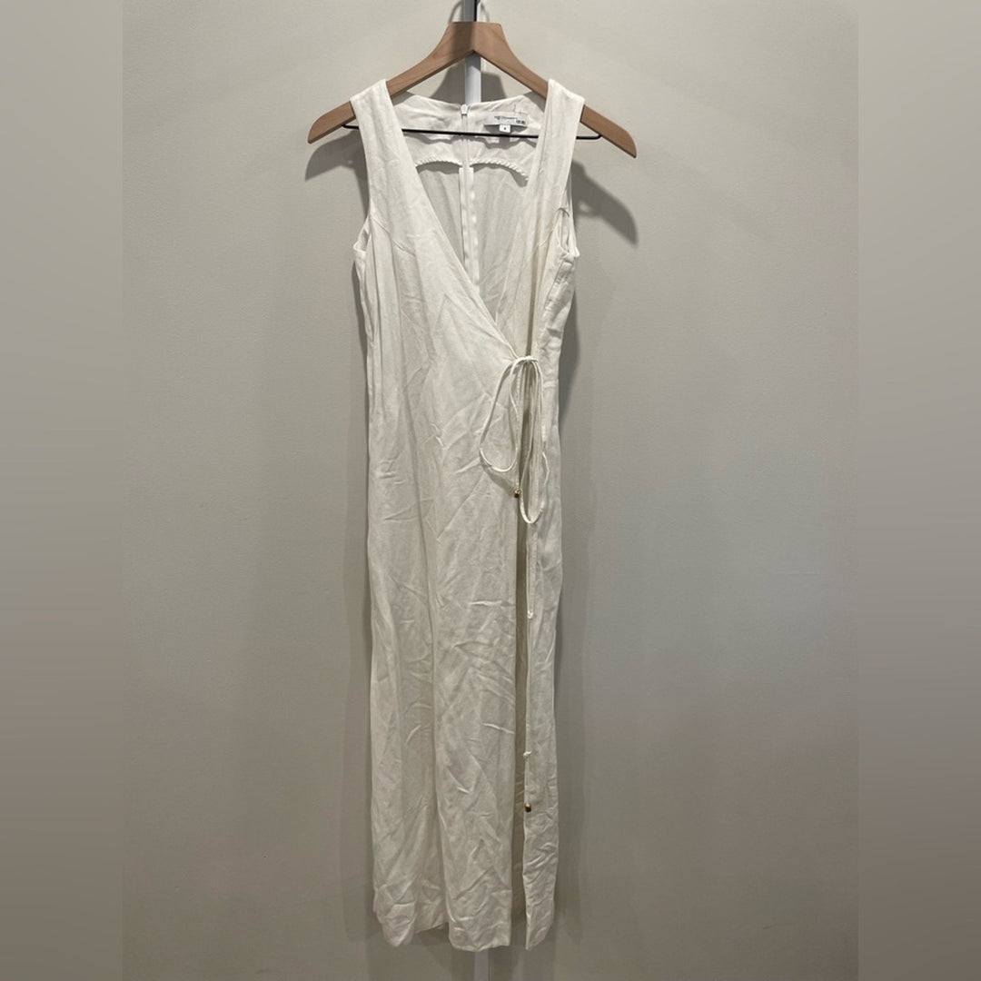 Rosetta Getty x RTR White Apron Jumpsuit Size 0