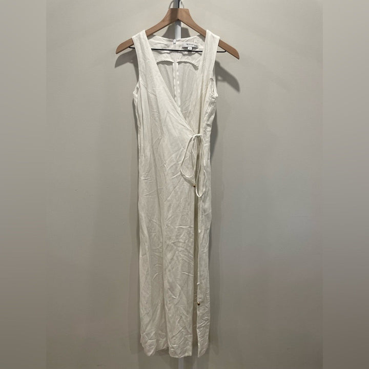 Rosetta Getty x RTR White Apron Jumpsuit Size 0