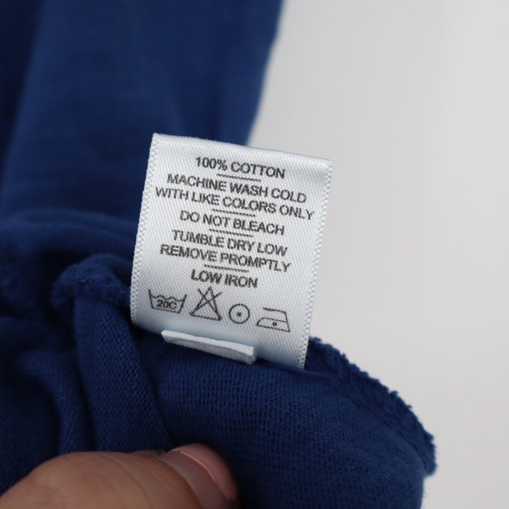 American Giant V Neck T Shirt Navy Blue XL Made in USA Cotton Casual Top