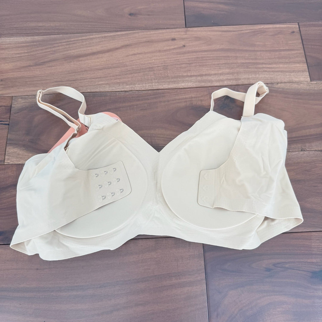 Shapermint Essentials Smoothing Comfort Wireless Bra Beige XL #13402