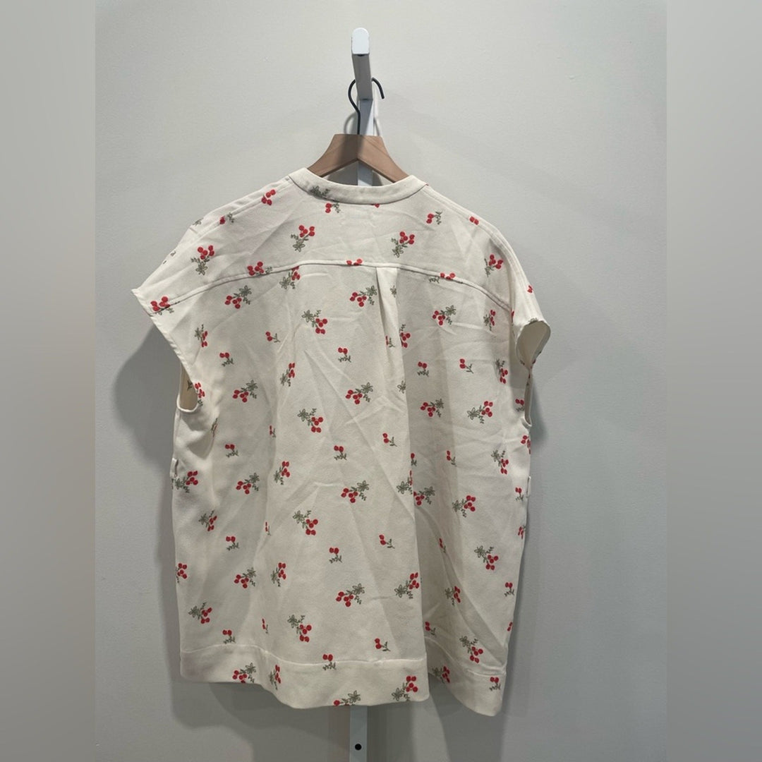 Co Half Placket Blouse Size L