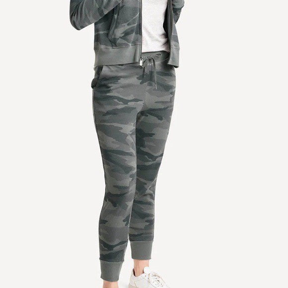 Splendid Camo Print Drawstring Jogger Pants Casual Comfy Athleisure Size XS