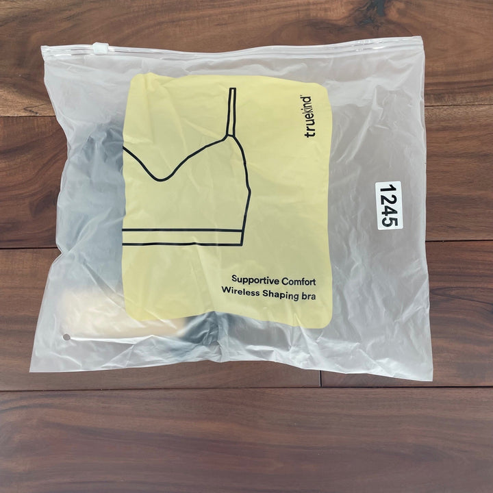 truekind Supportive Comfort Wireless Shaping Bra Black XL RN 156403