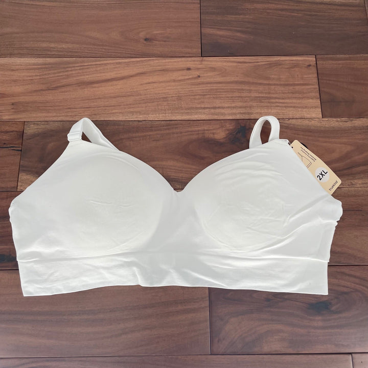truekind Supportive Comfort Wireless Shaping Bra 2XL White