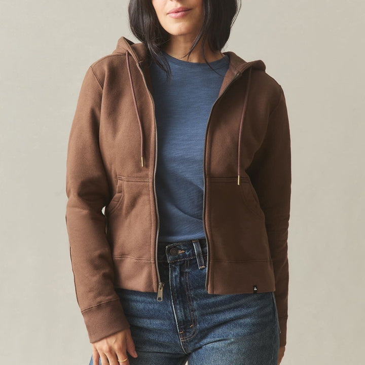 American Giant Women's Relaxed Classic Full Zip Hoodie Made in USA Women XS