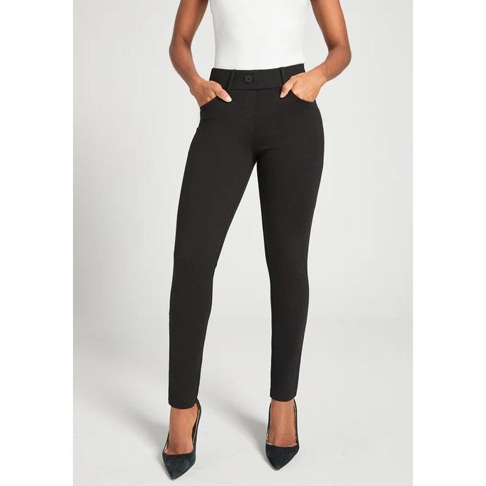 Betabrand Black Dress Pants Petite Medium Stretch Career Casual