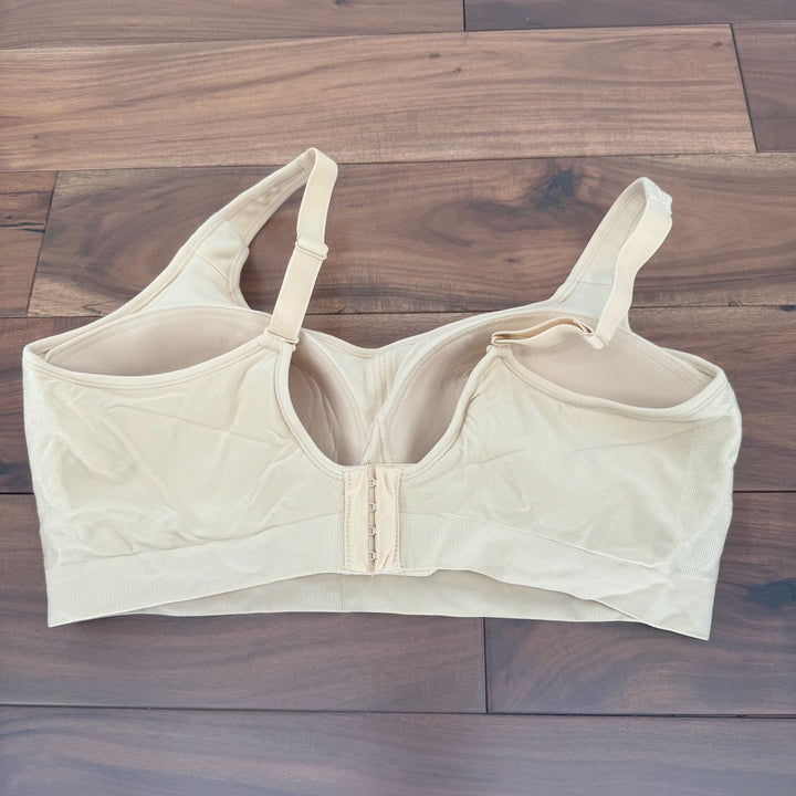 Truekind Wireless Shaping Bra 2XL Chai Everyday Comfort Straps