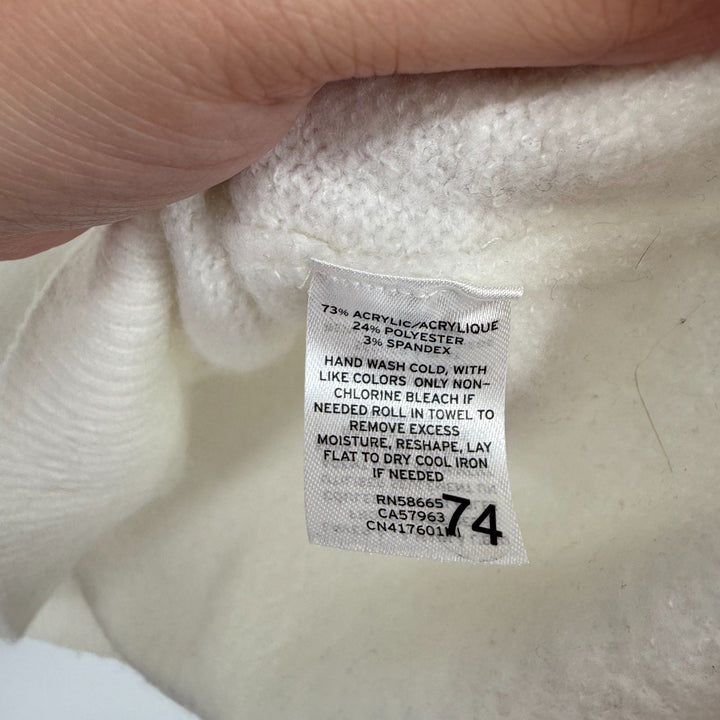 Caslon Sweater Womens Small Beige Acrylic Raglan Sleeve High Neck High Low Hem