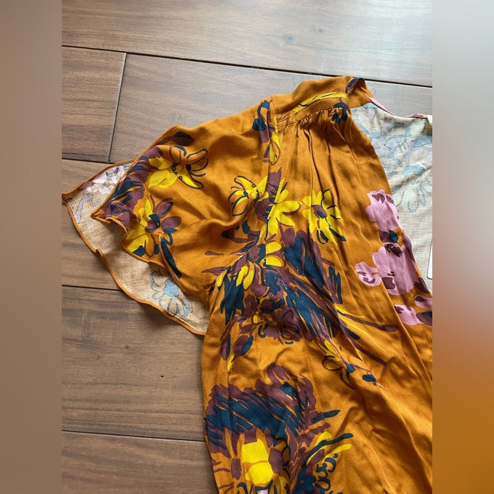 Anthropologie Tiny Venus Knit Wrap Top Size S