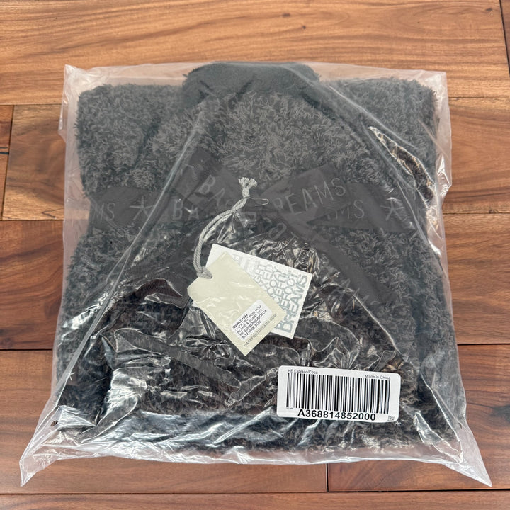 Barefoot Dreams CozyChic Pom Pom Beanie & Scarf Set Womens Espresso Cocoa Winter