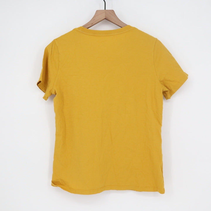 American Giant Classic Crew Neck T Shirt Mustard Yellow Made in USA Size M
