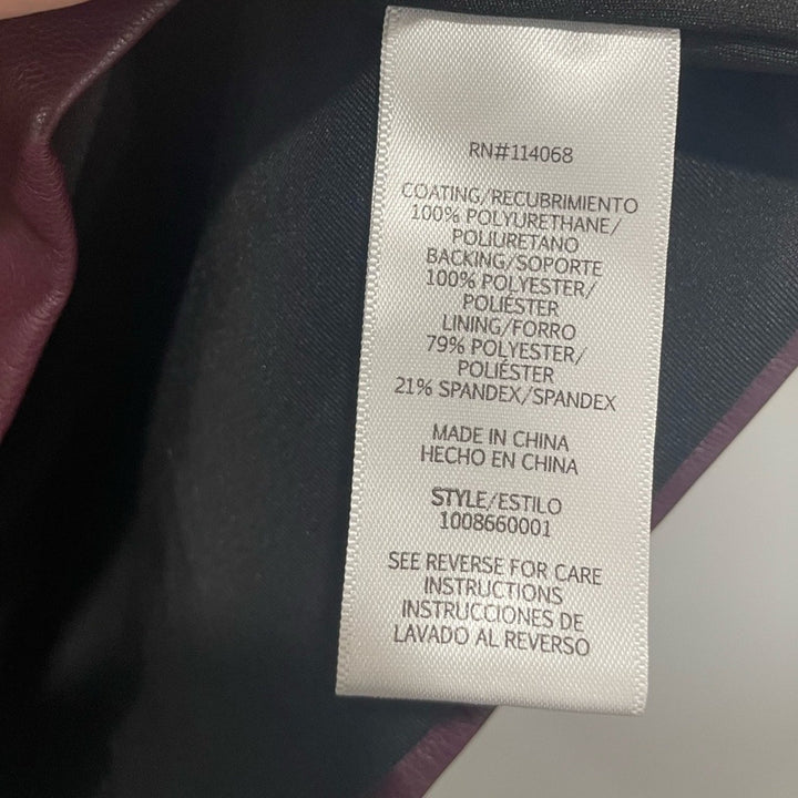 Ashley Park X RTR Voila Vegan Leather Dress Size 2