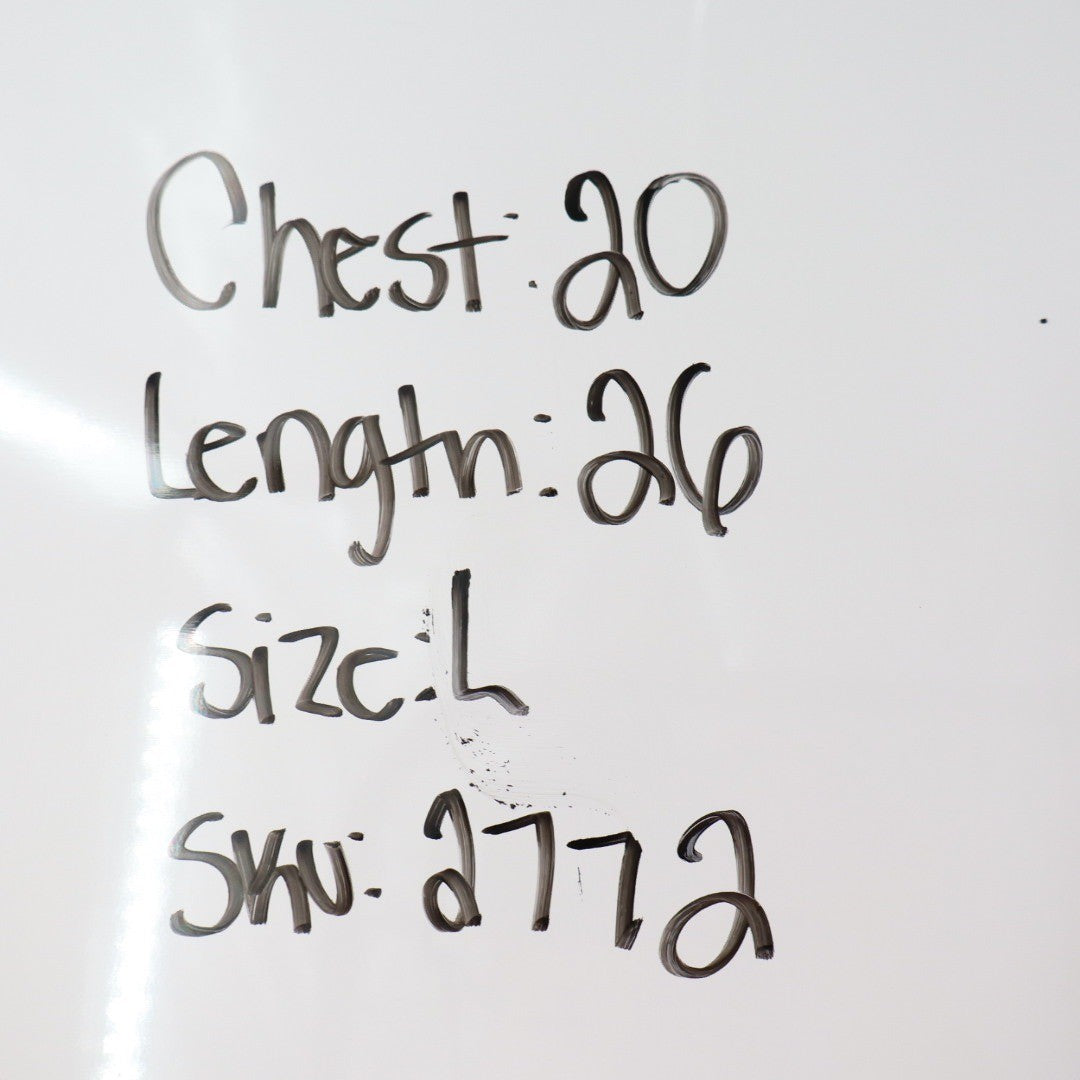 American Giant Classic V Neck T Shirt Black Made in USA Size L