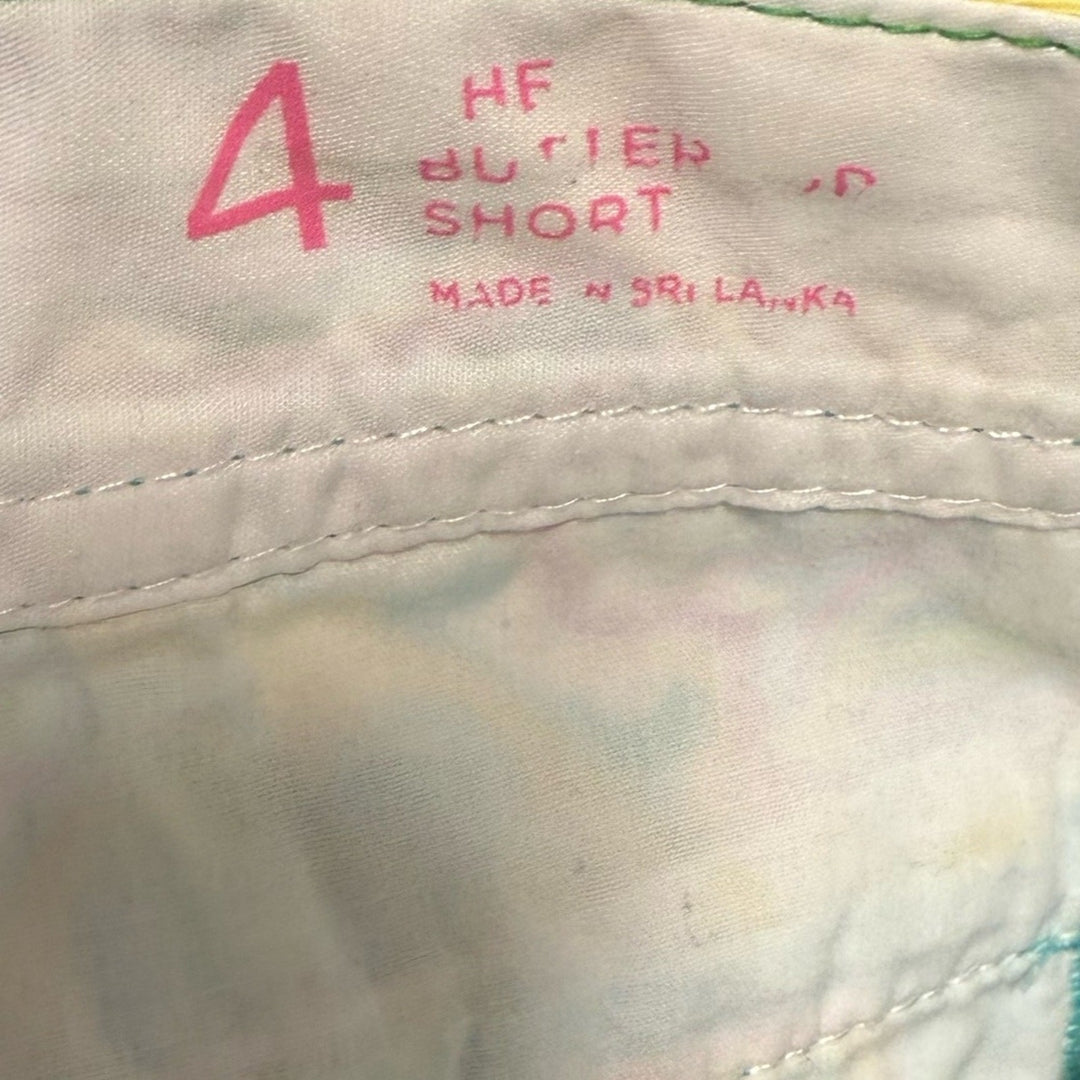 Lilly Pulitzer Buttercup Double Trouble Paisley Print Scalloped Hem Shorts