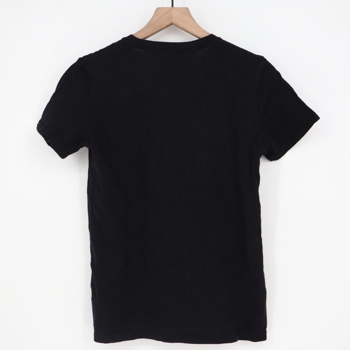 American Giant Womens Black Crew Neck T Shirt Size S Made in USA Cotton