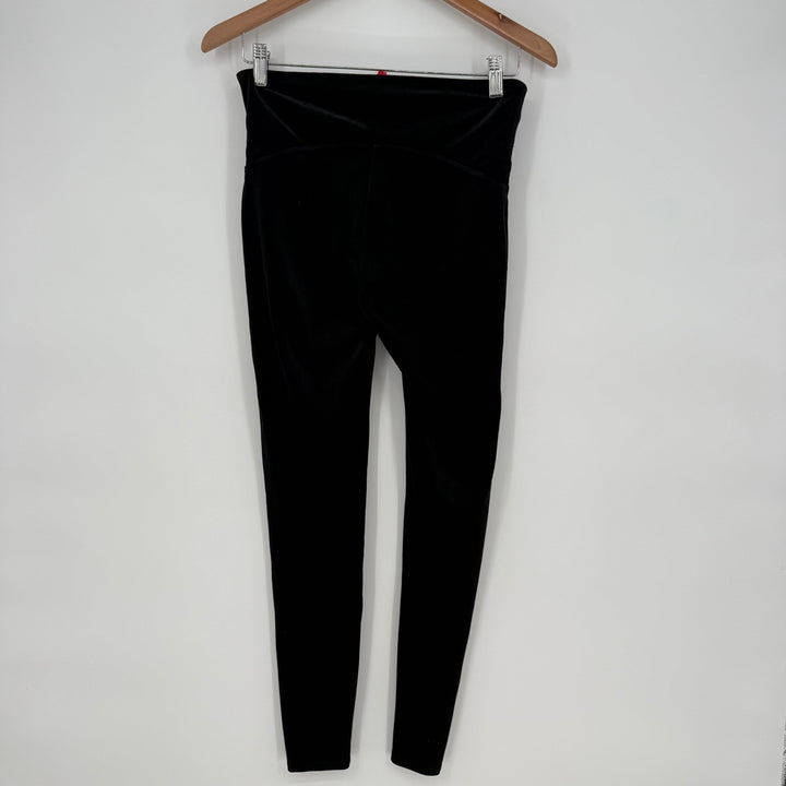 SPANX Velvet Leggings High Waisted Lounge Pants Black Size L