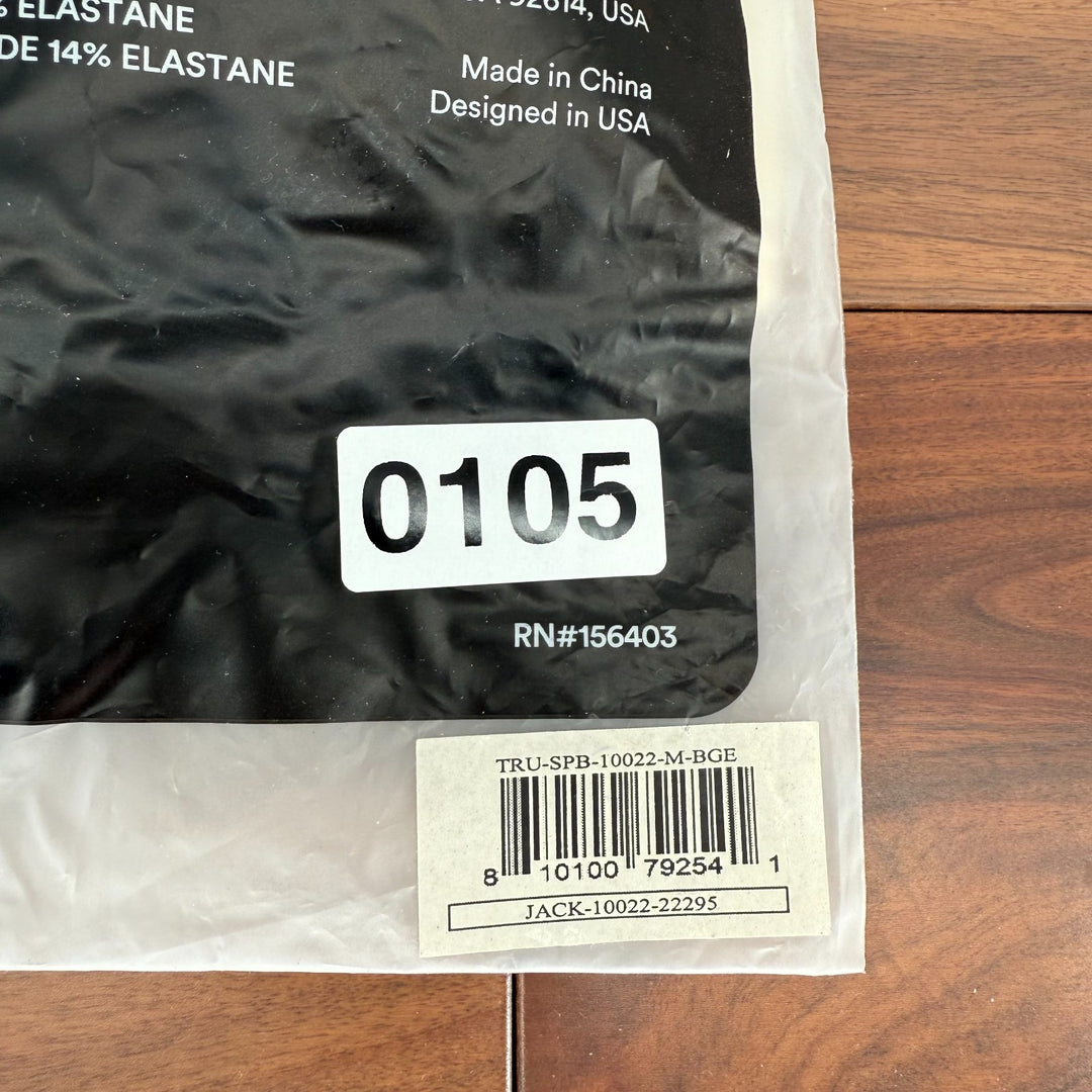 Truekind Daily Comfort Wireless Shaper Bra Womens Medium Beige Dig-Free Band