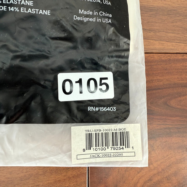 Truekind Daily Comfort Wireless Shaper Bra Womens Medium Beige Dig-Free Band