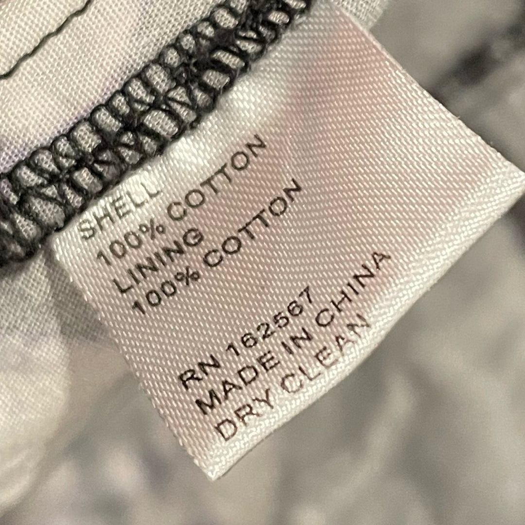 Sita Mur Sweatshirt Blue Jacquard Long Sleeve Shift Dress Size M