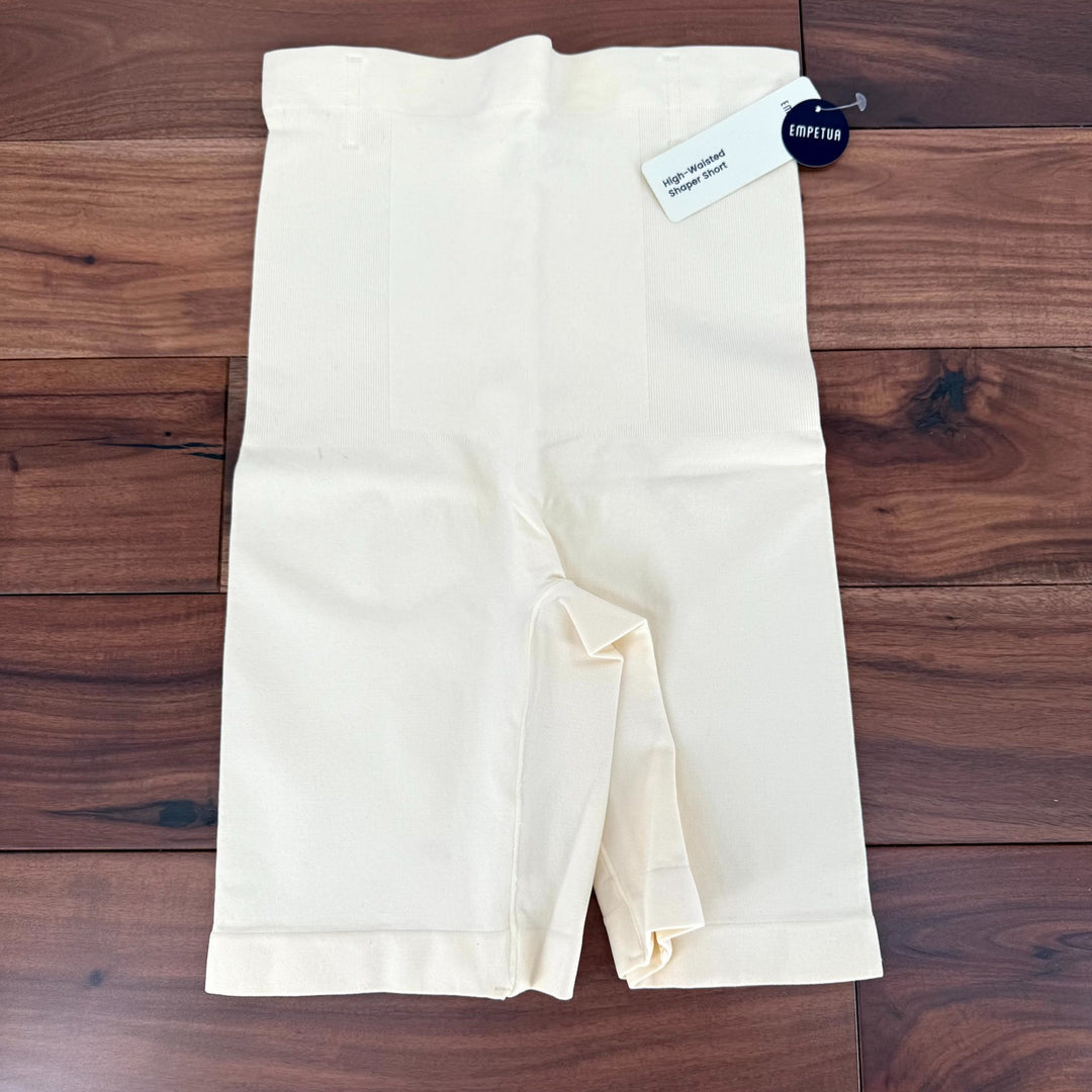 Shapermint Empetua High Waisted Shaper Shorts Womens XL/2XL Nude Tummy Control