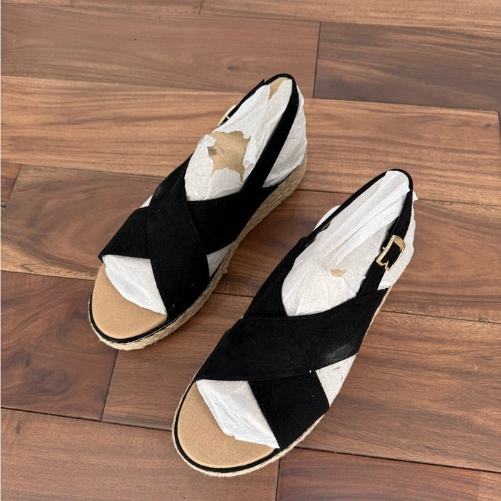 Dr. Scholl's Ember Espadrille Wedge Sandal Size 8