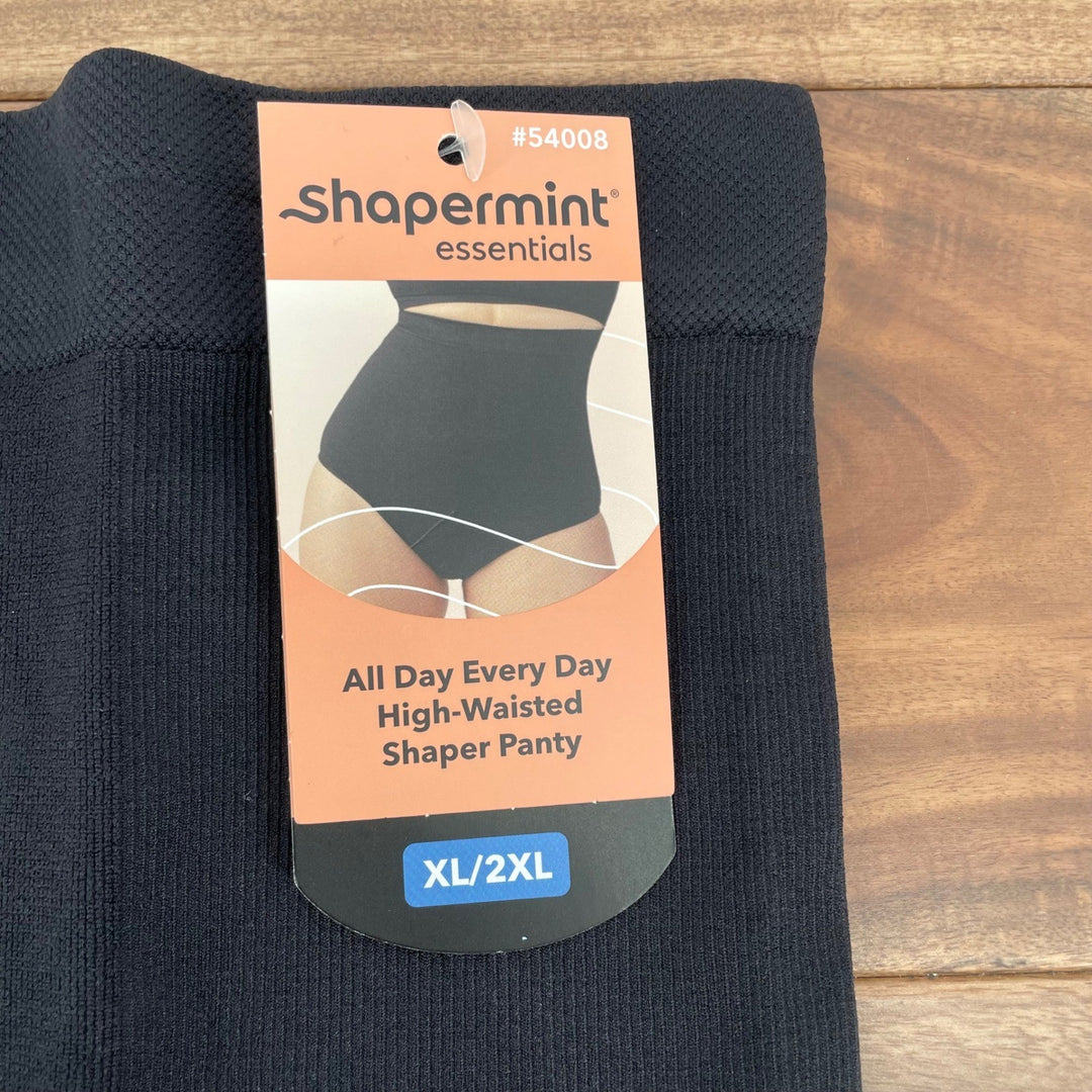 Shapermint Essentials All Day Every Day High Waisted Shaper Panty Black XL/XXL