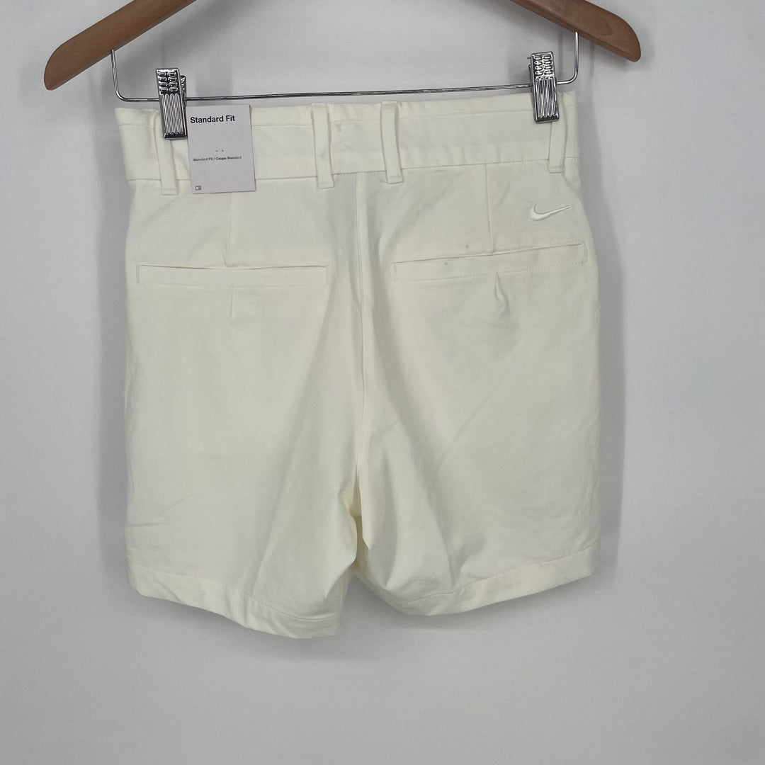 Nike Dri-FIT Standard Fit Womens Golf Shorts Size XS White Casual Active